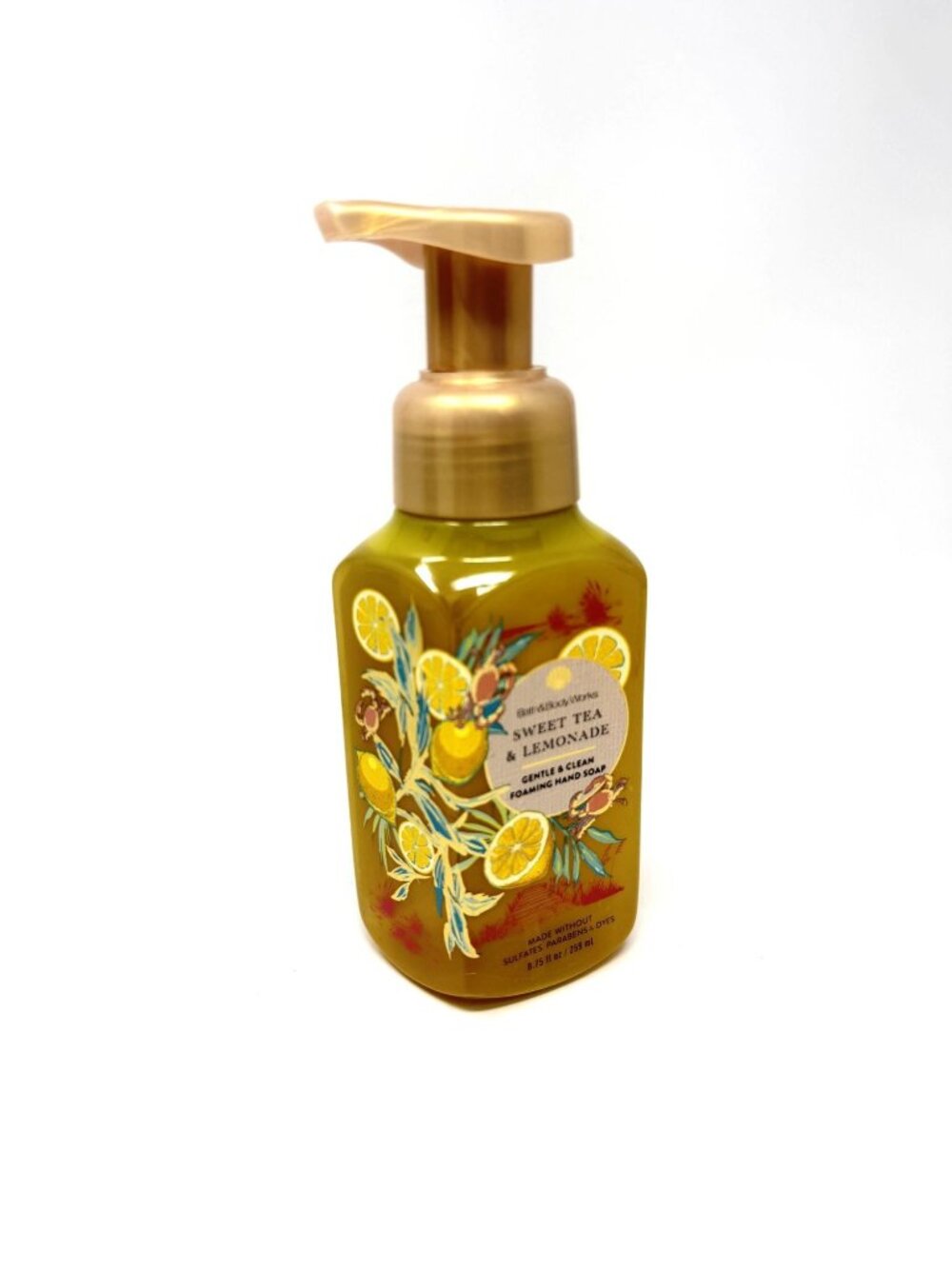 Bath & Body Works Sweet Tea & Lemonade Foaming Hand Soap 8.75 Fl Oz Gentle